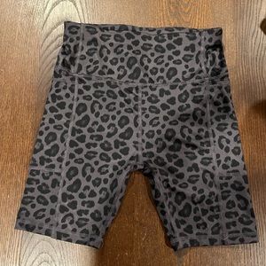 Cheetah compression shorts